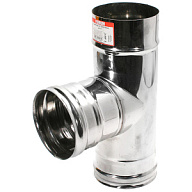 Тройник d125мм, толщина 0.5мм, угол 90° цены в Воронеже