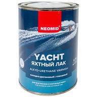 Лак яхтный Неомид глянцевый 0,75кг. цены в Воронеже