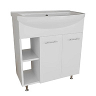 Тумба Mixline Анри 75 с умывальником Best 75, белая цены в Воронеже