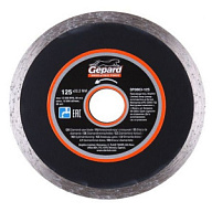 Диск отрезной Gepard, алмазный по керамике 125х22,2мм, мокрый рез цены в Воронеже