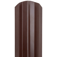 Штакетник металлический, 105 х 1250мм, RAL 8017 шоколад, М-образный цены в Воронеже