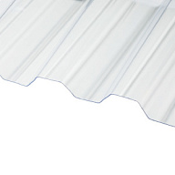 Поликарбонат Kinplast, профилированный, 0.8 x 1050 x 2000мм, бесцветный цены в Воронеже