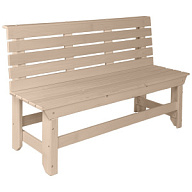 Скамья без подлокотников, липа, 1400мм х 870мм х 550мм цены в Воронеже