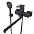 Смеситель Mixline SOLO ML34-02, для ванны, черный