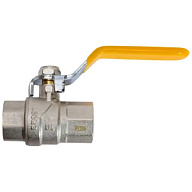 Кран газовый латунный  1/2" г/г рычаг цены в Воронеже