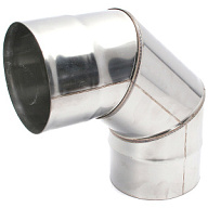 Колено d120мм, толщина 0.8мм, угол 90° цены в Воронеже