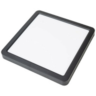 Светильник светодиодный Leek, 20Вт, 3000-6500К, IP40, черный, квадрат цены в Воронеже