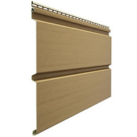 Сайдинг Дёке Premium D6S "Брус", карамель, 300х3600мм цены в Воронеже