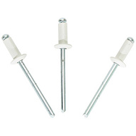 Заклепка 4.0 х 10, RAL 9003 сигнально- белый, 100шт/упак цены в Воронеже