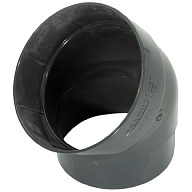 Колено водосточное Grand Line, 45 градусов, графит цены в Воронеже