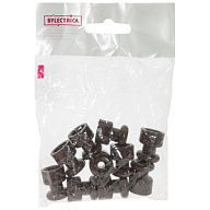 Изолятор для витых проводов Bylectrica Ретро, коричневый, 10шт/уп. цены в Воронеже