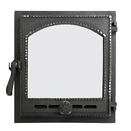 Дверка топочная Онего ДТГ-8АС (Р), со стеклом, 290мм х 325мм цены в Воронеже