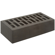 Кирпич лицевой керамический  Тербунский Гончар, графит, 1,0НФ, М200, (264шт, упаковка) цены в Воронеже