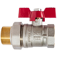 Кран шаровый для воды TIM, 1" г-ш, бабочка цены в Воронеже