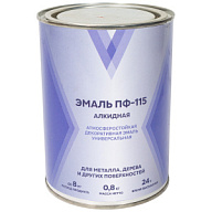 Эмаль ПФ-115 "V", алкидная, красный, 0.8кг цены в Воронеже