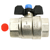 Кран шаровый для воды ProFactor Strong, 1", г-г, бабочка. цены в Воронеже