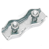 Зажим Duplex, для стальных канатов, М 8, двойной цены в Воронеже