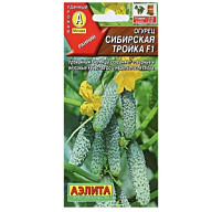 Семена Аэлита, Огурец Сибирская тройка F1 цены в Воронеже