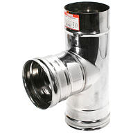 Тройник d100мм, толщина 0.5мм, угол 90°. цены в Воронеже