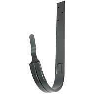 Кронштейн желоба водосточного Grand Line d-120, металлический, графит цены в Воронеже