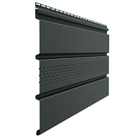 Соффит Т4 с центральной перфорацией Дёке Standard, графит, 305х3000мм цены в Воронеже