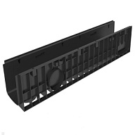 Лоток водосточный Gidrolica Pro PB, DN100 H117, Кл.С250, 1000х146х117мм цены в Воронеже