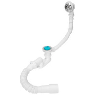 Сифон для ванны Aquant, c плоским переливом, D40/50мм, L700мм цены в Воронеже