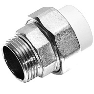 Муфта полипропиленовая Valfex, разъемная "американка", 25 х 1" ш, белый цены в Воронеже