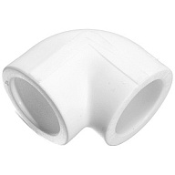 Угольник полипропиленовый 90° Valfex 32, белый цены в Воронеже