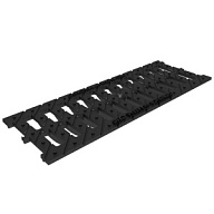 Решетка для лотка водосточного Gidrolica Standart чугунная щелевая, DN150 C250, 500х186х23мм цены в Воронеже
