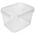 Контейнер прямоугольный, с крышкой, полипропилен, 0.5л