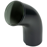 Колено сливное водосточное  d-90, RAL 7024 серый графит цены в Воронеже