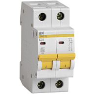 Выключатель автоматический ВА47-29 ИЭК, 2 полюсный, 25A C 4.5кА цены в Воронеже