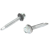 Саморез кровельный 4.8 х 19, оцинкованный, пакет 10 шт/упак цены в Воронеже