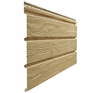 Соффит Т4 с центральной перфорацией Дёке Lux, зрелый каштан, 305х3000мм цены в Воронеже