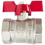 Кран шаровый для воды TIM, 1 1/2" г-г, бабочка цены в Воронеже