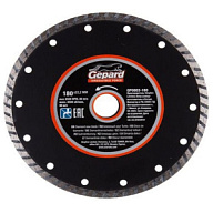 Диск отрезной Gepard, алмазный, 180х22.2мм, сплошной, мокрый и сухой рез цены в Воронеже