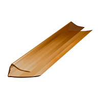 Профиль торцевой UP, 10 х 2100мм, коричневый цены в Воронеже