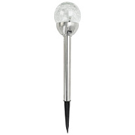 Светильник садовый на солнечной батарее, LE GSL1, шар кракелюр цены в Воронеже