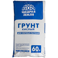 Торф Щедрая земля, кислый, 60л цены в Воронеже