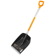 Лопата для уборки снега Fiskars SnowXpert, пластмассовая, алюминиевый черенок, 355мм х 440мм цены в Воронеже