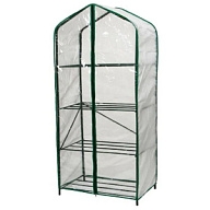 Парник-стеллаж 4 полки, металлический каркас 16мм, 160х65х40см, чехол из спанбонда цены в Воронеже