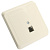 Розетка телефонная Schneider Этюд, 1 разъем, кремовый