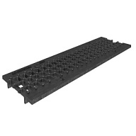 Решетка чугунная ячеистая Gidrolica Standart DN100, КлС250, с пружинным крепежом, 500х155х17мм цены в Воронеже