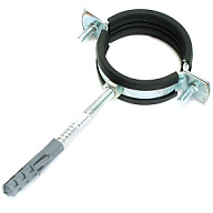 Крепление трубы к стене ДУ50, с шурупом и дюбелем цены в Воронеже