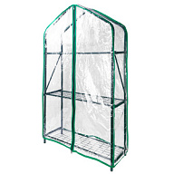 Парник-стеллаж 3 полки, металлический каркас 16мм, 110х65х22см, чехол пвх плёнка цены в Воронеже