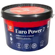 Краска водно-дисперсионная Tikkurila Euro Power-7, для стен и потолка, моющаяся, матовая, база А, 11.5кг цены в Воронеже