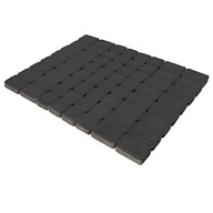 Плитка тротуарная прессованная, "Старый город", Зенит Черноземье, 2 формы, черная, 40мм, 10.56м2/уп. цены в Воронеже