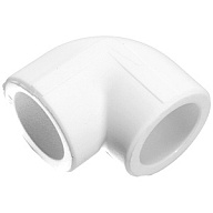 Угольник полипропиленовый 90° Valfex 25, белый цены в Воронеже