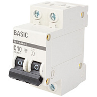 Выключатель автоматический ВА47-29 EKF, 2 полюсный, 10А С 4.5кА цены в Воронеже